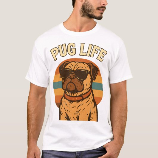Pug Life T-shirt (Voorkant)