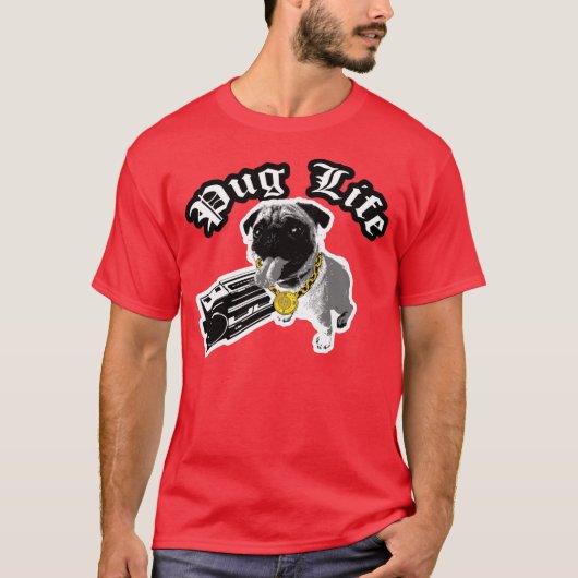 Pug Life T-shirt (Voorkant)