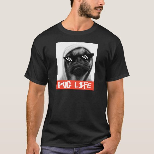 Pug Life T-shirt (Voorkant)