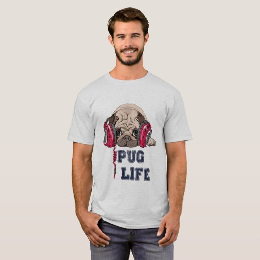 Pug Life T-Shirts (Voorkant volledig)