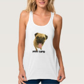 Pug Life Tanktop (Voorkant)