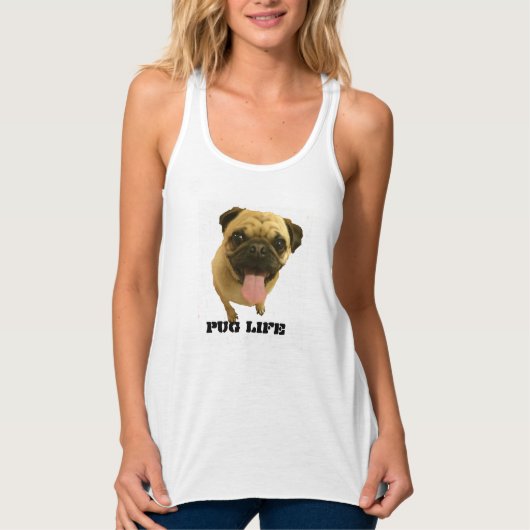 Pug Life Tanktop (Voorkant)