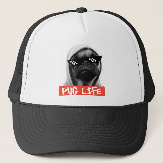Pug Life Trucker Pet (Voorkant)