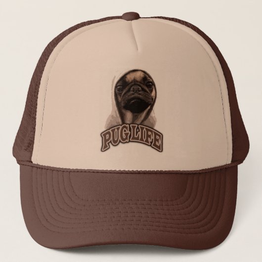 Pug Life Trucker Pet (Voorkant)