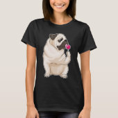 Pug Lollipop T-shirt (Voorkant)