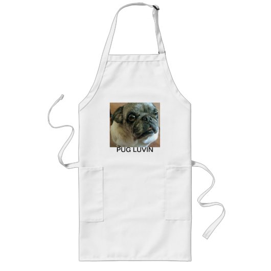 Pug long apron lang schort (Voorkant)
