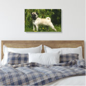 Pug Looking in camera Canvas Afdruk (Insitu (Slaapkamer))