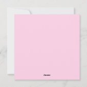 Pug Love Holiday Kaart (Achterkant)