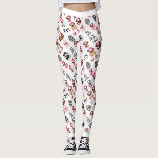 Pug Love Leggings (Voorkant)