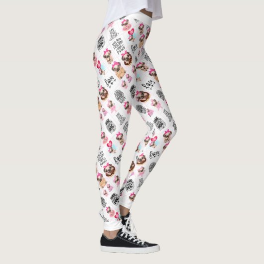 Pug Love Leggings (Rechts)