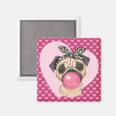 Pug Love Magneet (Voorkant / Achterkant)
