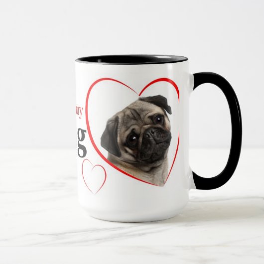 Pug Love Mok (Rechts)