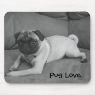 Pug Love Mousepad Muismat