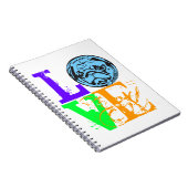 PUG LOVE-notebook Notitieboek (Rechterzijde)