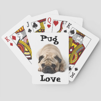 Pug Love Pokerkaarten