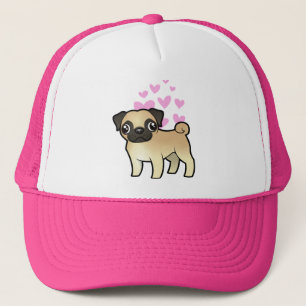 Pug Love Trucker Pet