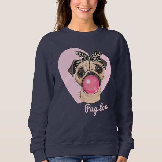 Pug Love Trui (Voorkant)
