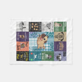 Pug Lover Gift, Idee Pug Owner Deken (Voorkant (Horizontaal))