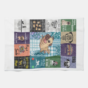  Pug Lover Gift, Idee Pug Owner Deken Theedoek
