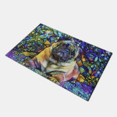 Pug Lover Gift, Pug Doormat, Funny Pug Gift Deurmat (Schuin)
