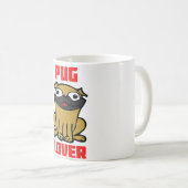 Pug Lover Koffiemok (Voorkant rechts)