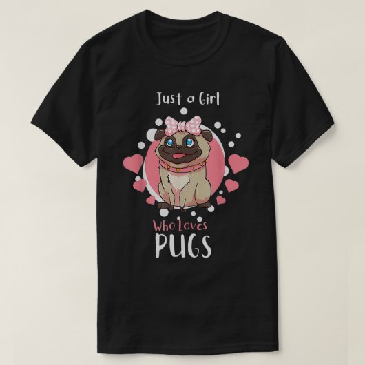 Pug Lover T-shirt (Design voorkant)