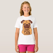 Pug Lover T-Shirt (Voorkant volledig)