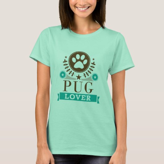 Pug Lover T-shirt (Voorkant)