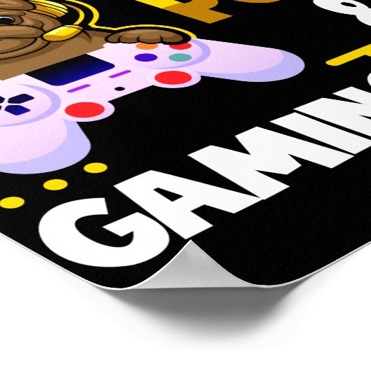 Pug Lover Video Games Poster (Hoek)