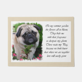 Pug Lovers Art Deurmat