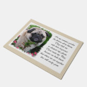 Pug Lovers Art Deurmat (Schuin)