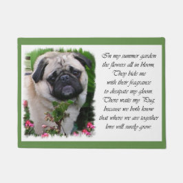 Pug Lovers Art Deurmat