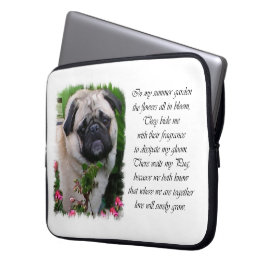 Pug Lovers Art Laptop Sleeve