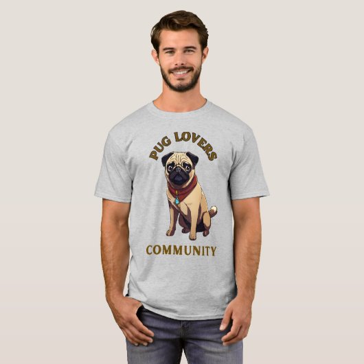 Pug lovers beste T-shirt (Voorkant volledig)