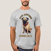 Pug lovers beste T-shirt (Voorkant)