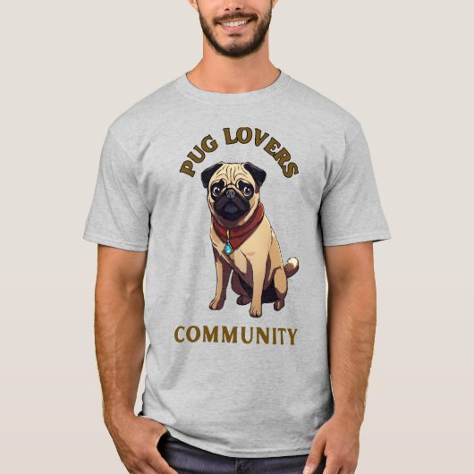 Pug lovers beste T-shirt (Voorkant)