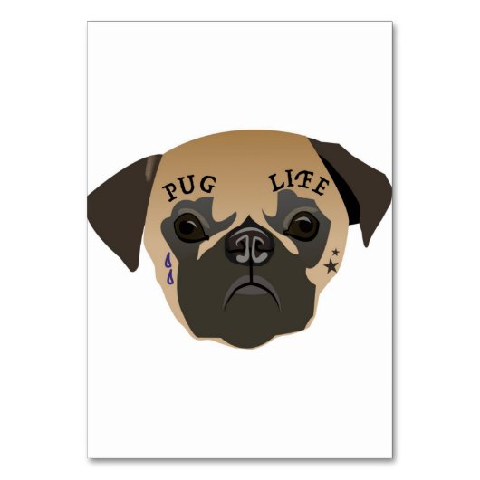 Pug Lovers | Cute Pug Life Kaart (Voorkant)
