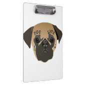 Pug Lovers | Cute Pug Life Klembord (Rechts)