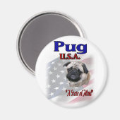 Pug Lovers Gifts Magneet (Voorkant / Achterkant)