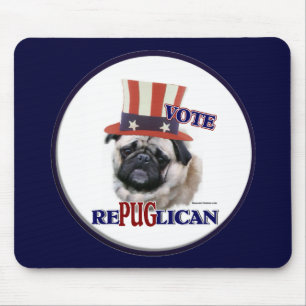 Pug Lovers Gifts Muismat