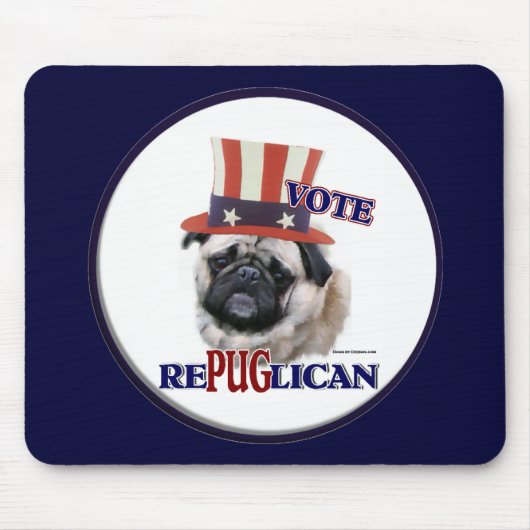 Pug Lovers Gifts Muismat (Voorkant)