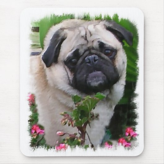 Pug Lovers Gifts Muismat (Voorkant)