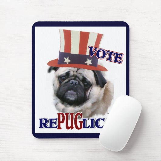 Pug Lovers Gifts Muismat (Met muis)