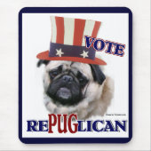 Pug Lovers Gifts Muismat (Voorkant)