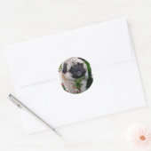 Pug Lovers Gifts Ronde Sticker (Envelop)
