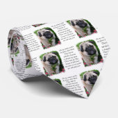 Pug Lovers Gifts Stropdas (Opgerold)