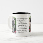 Pug Lovers Gifts Tweekleurige Koffiemok (Voorkant links)