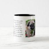Pug Lovers Gifts Tweekleurige Koffiemok (Center)