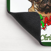 Pug Lovers kerstcadeaus Muismat (Hoek)
