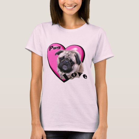 Pug Lovers T-shirt (Voorkant)